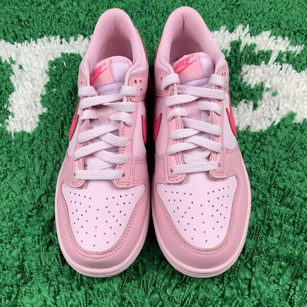 Nike Dunk Low GS Triple Pink size 6Y Women’s size 7.5 NEW DH9765-600 - Picture 4 of 12